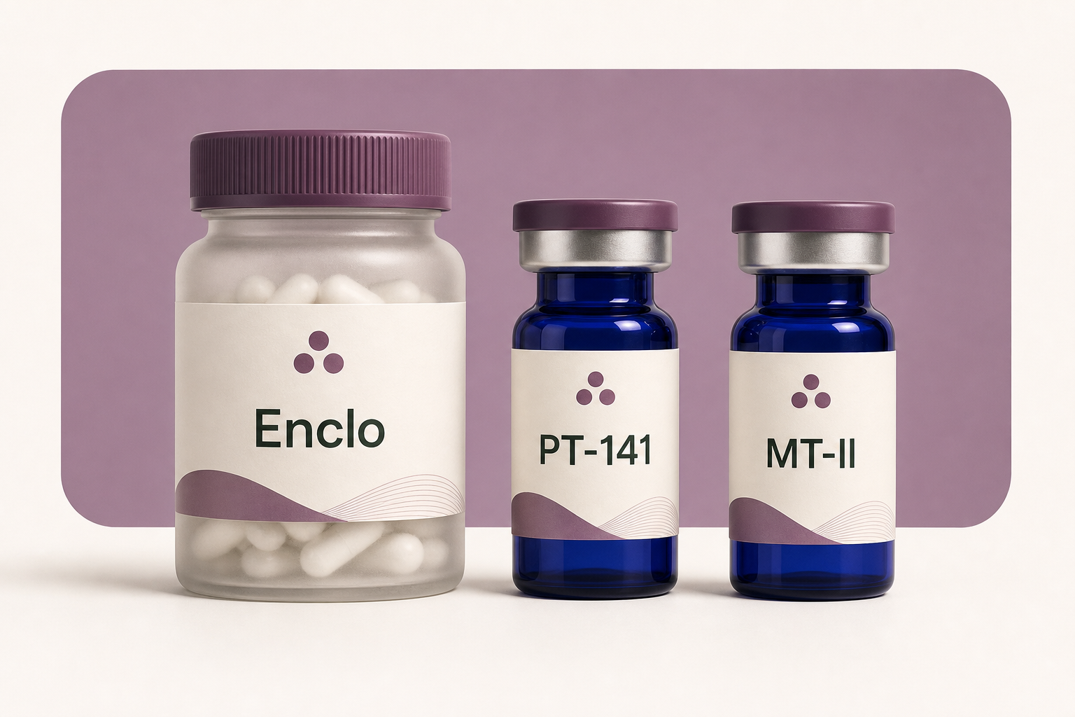 Illustrative renders of Hormone Health treatments