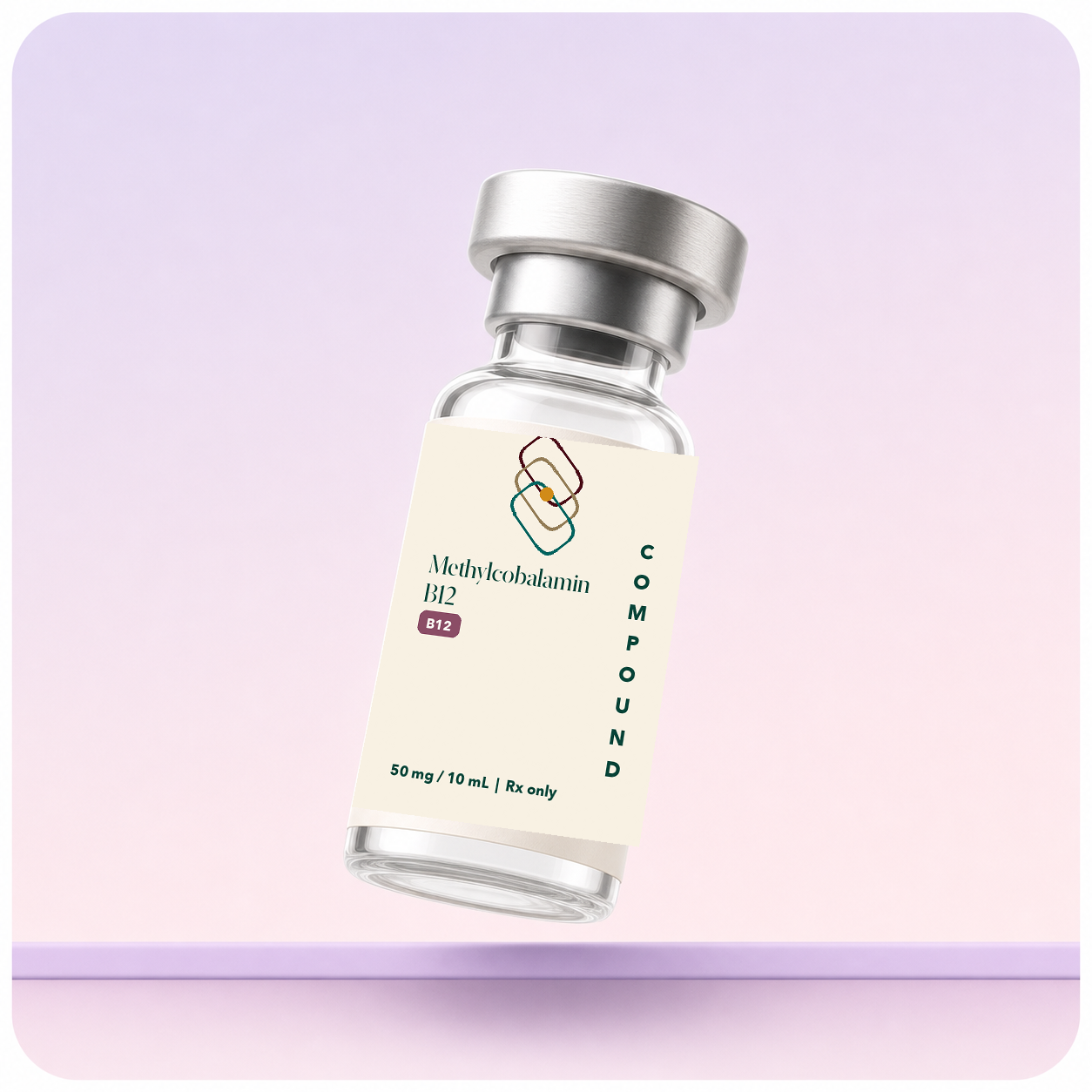 Illustrative treatment render for Methylcobalamin B12 - 50 mg / 10 mL