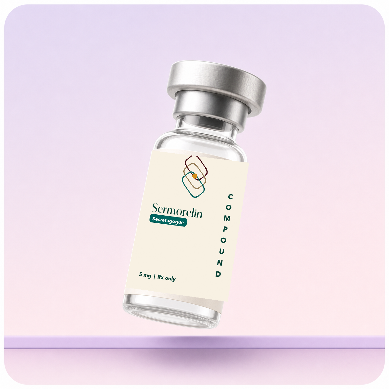 Illustrative treatment render for Sermorelin - 10 mg