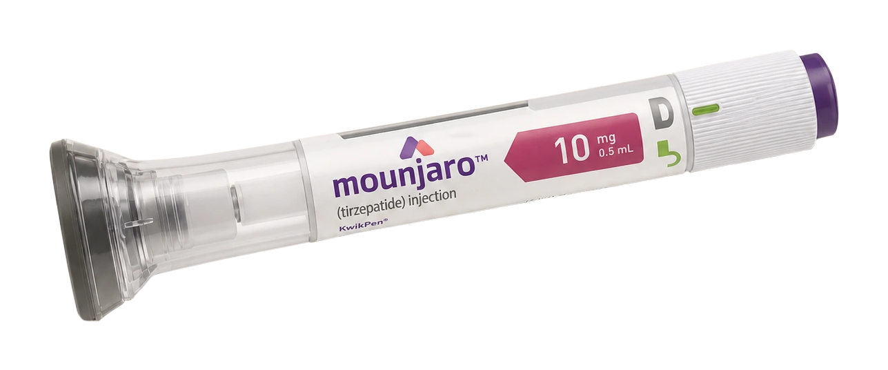 Illustrative Mounjaro brand-name injection pen