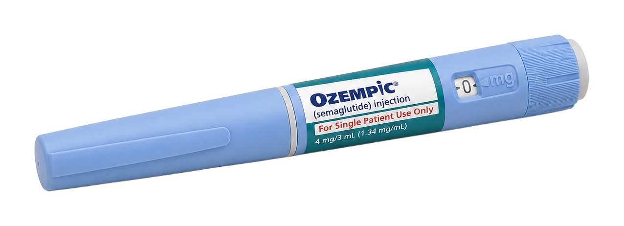Illustrative Ozempic brand-name injection pen